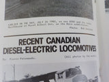Canadian Rail #345  October 1980 Recent Canadian Diesel-Electric Locomotives