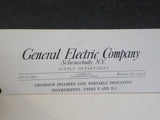 General Electric Company Supply Department Bulletin No 4514A 1911 April Thomson