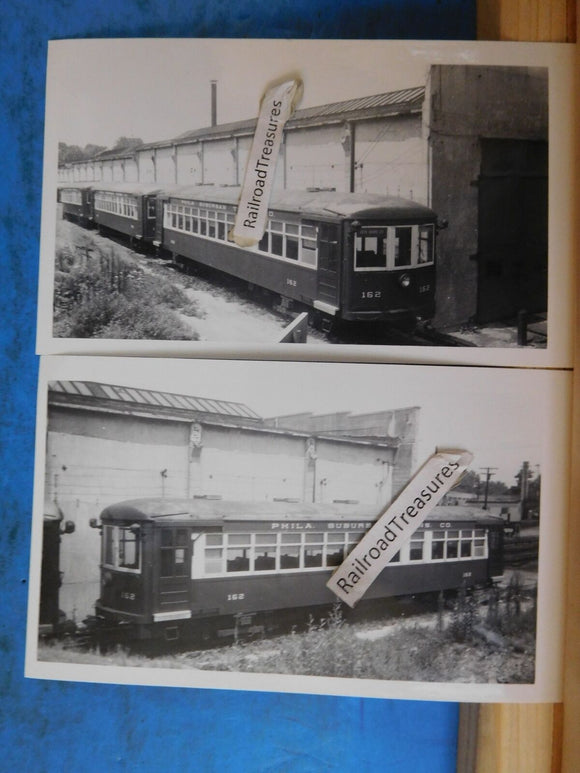 Photo Philadelphia Suburban Transportation #162   4.5 x 2.75 Lot of 2