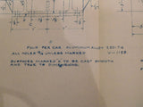 Blueprint PRR Passenger Cars Bolster End Casting and Side Bearing 410463-C