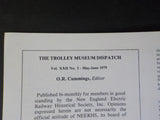 Trolley Museum Dispatch 1979 May-June Vol XXII No 3 New England Electric