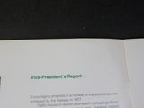 British Columbia Railway Annual Report 1977 Pocket facts card Financials