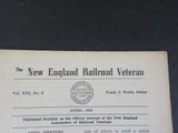New England Railroad Veteran 1966 April Vol 21 #8