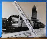 Photo Florida East Coast Locomotive #1013 8X10 B&W FEC