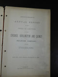 Chicago Burlington & Quincy Railroad Company Annual Report 1887 Dec 31