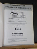 Flying Models Magazine Bound Vol. 78 January-December C1975 RC Models