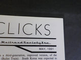 Wheel Clicks 1991 May Pacific Railroad Society High Speed Rail Sierra Engine 3