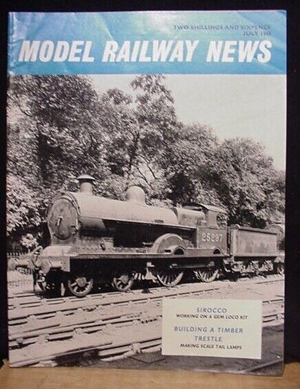 Model Railway News 1965 July #487 steam roster 2 cylinder high pressur ...