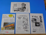 Ads Southern Pacific Railroad Lot #10 Advertisements from various magazines (10)