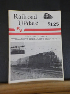 Railroad Update #15 Volume 2 Issue 3   Conrail Enola Yards Ma&Pa NJT ews Del