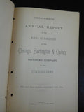 Chicago Burlington & Quincy Railroad Company Annual Report 1882 Dec 31