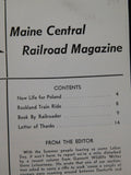 Maine Central Railroad Employees Magazine 1953 August New life for Poland