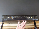 Bellerose Leather Purse Briefcase Attache Black Vintage