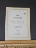 Norfolk and Western Railway Annual Report 50th Year ended December 31 1945  MAP