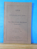 Delaware Railroad Company Annual report 1908 October 31