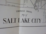Map of Utah Railroads Past and Present 1996   folded