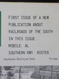 Rails South #1 November December 1978 Mobile AL Southern Ry roster
