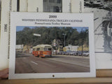 Western Pennsylvania Trolley Calendar lot #1 (10 Calendars) 1991-2000