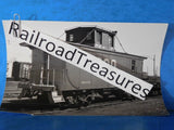 Photo Soo Line Caboose #99073  8x5 B&W CEnter Cupola Shoreham MPLS 1974