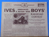 Ives Miniature Railway News 1976 Extra Edition Ives Announces a Nationwide Boy’s