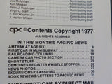 Pacific News #194 1977 December  Amtrak Muni's new subway Ex-Pennsy cars on tour
