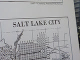 Map of Utah Railroads Past and Present 1996   folded