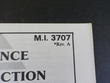 EMD Maintenance Instructions MI 3707 Rev A AC Auxiliary generators (Brushless ty