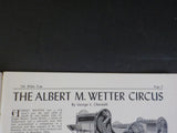 White Tops Circus Magazine 1953 November December Forepaugh & Sells Bros Perform
