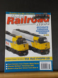 Model Railroad News V21 #6 2015 June Via Rail F40PH-2D Canadian passenger power