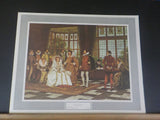 Renaissance Lithographic Print E. Matthaus Currtto Pleading for help