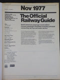 Official Railway Guide 1977 November North American passenger travel edition