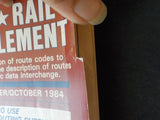 DSI Rail Routing Supplement 1984 September October Official Guide