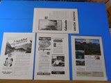 Ads Union Pacific Railroad Lot #43 Advertisements from various magazines (10)