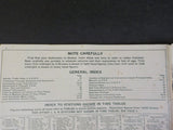 Louisville & Nashville public timetable 1939 April 11 L&N        See photos