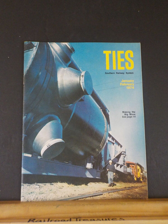 Ties Southern Railway Employee Magazine 1974 January February