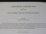 Fairchild's Golden Age by Alan Abel  Golden Age of Aviation Series  Soft Cover