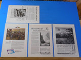 Ads Union Pacific Railroad Lot #30 Advertisements from various magazines (10)