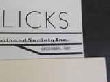Wheel Clicks 1987 December Pacific Railroad Society Centennial Trains Run in Sou