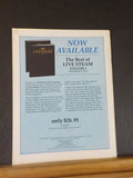 Live Steam Magazine 1988 June 1/8 Size Model Steam Engine double Fairlie from 2