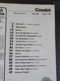 NMRA Bulletin 1982 August 500th Issue Staining on Front Cover