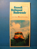 French National Railroads 1976 French & European Fares Public timetable