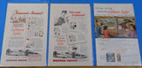 Ads Western Pacific RR California Zephyr #8 Advertisements from various magazine