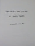 Greenburg’s Price Guide to Lionel TrainsO O-27 1915-1942 Std Gauge 1906-1940  SC