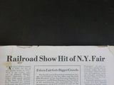 Railway Employees Journal 1940 August NY Fair Railroad Santa Fe