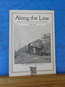 Along the Line 1928 May New York New Haven & Hartford Employee Magazine