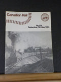 Canadian Rail #376 September-October 1983 The New Railway The Second Turkey Trac