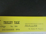 Trolley Talk Volume 6    Issues #101-120 1974-1977