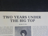 Bandwagon 1981 September October Circus Magazine Robbins Bros Russell Bros Hazel