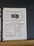 Model Railway News 1951 April Covers loose Great Western Coach drawings