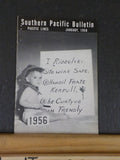 Southern Pacific Bulletin 1956 January Employee magazine Missing pg 35-50